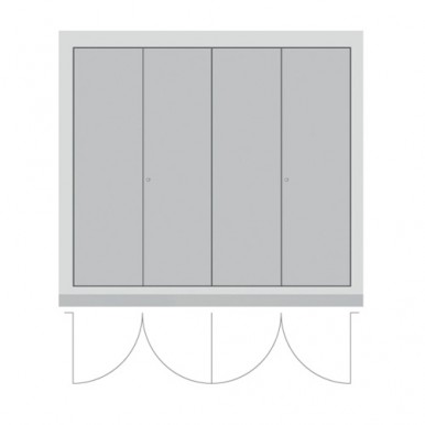 Steel - 4 sided quadruple
