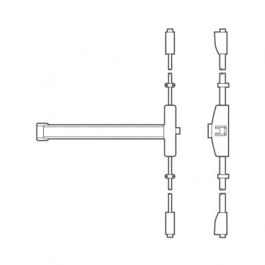 Single Panic Bolt